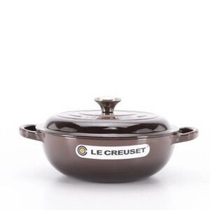 Le Creuset 2.5 QT Ganache Enameled Cast Iron Signature Round Stew Pot